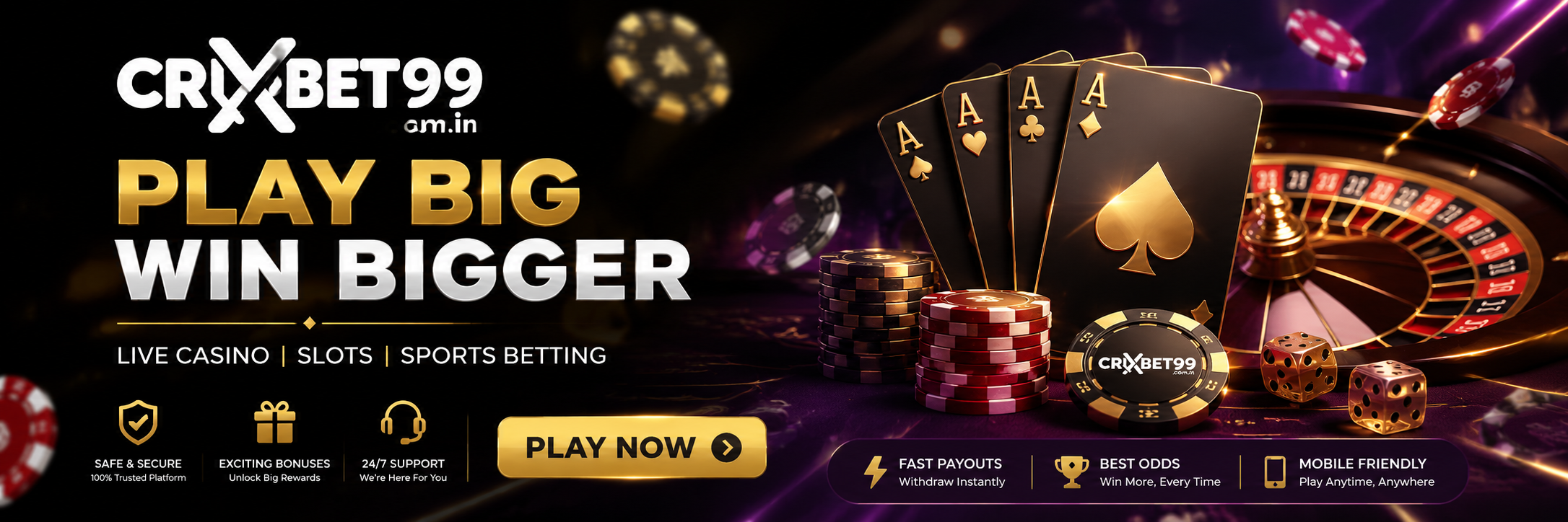 Play big, win bigger casino promo